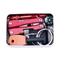 SOS Kit Self Help Outdoor Sport Camping Hiking Survival Emergency Gear Tools Box Kit Set. 