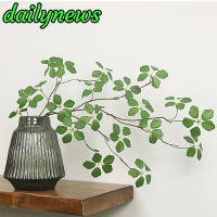 [Dailynews] Faux Eucalytus Green Branch Simulation Guanyin Lotus Leaf Home Decoration Bendable Gardening Layout Silk Cloth Beautiful 90cm Zen Artificial Greenery Stems