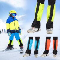 ANGRU4598 Colourful Double Security Outdoor Camping Hunting Climbing Hiking Boot Gaiters Legging Cover Waterproof Snow Leg Ski Foot Cover