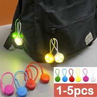 2-5pcs Outdoor Sports Mini LED Bicycle Lamp Backpack Zipper Light Pet Flashlights Led Zipper Lamp Pet Mini LED Flashlight Light