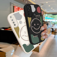 Lambskin เคสโทรศัพท์สำหรับ Realme 5 5i 5S 6i 6 6S 8 Q5 Pro 7 4G Global GT Neo2 GT2 Narzo 20 50 5G กรณี Blink Of An Eye Smile กล้องเลนส์ป้องกัน Soft Anti-ฝาครอบหนัง PU ซิลิโคนแบบเคาะ