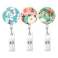 3 Pcs Retractable Badge Reel Clip, Badge Holder with Alligator Clip, Cute Badge Clip on ID Name Card Holders for Nurse