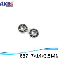 687 618/7 7x14x3.5 Deep groove ball bearings single row MINI BALL BEARING 687 618/7 L1740 7x14x3.5mm