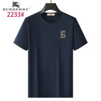 Burberrys ดั้งเดิม2023เสื้อยืดผู้ชาย,เสื้อหลวมแขนลำลองขาสั้นแฟชั่นเสื้อยืดคอกลมผู้ชาย