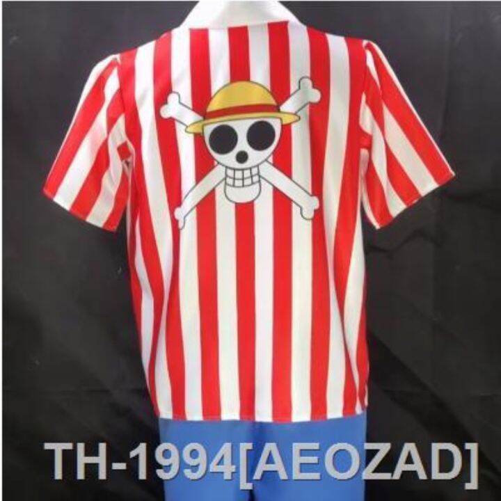 aeozad-uma-pe-a-คอสเพลย์-luffy-เสื้อยืดกางเกงขาสั้น-trajes-para-o-dia-das-bruxas