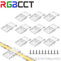 【CW】❂  10 Pcs Clip with Screw for 10mm PCB Strip WS2812B WS2811 FCOB COB SK6812 RGBW Wire Bundle Holder Tie Mount Connectors