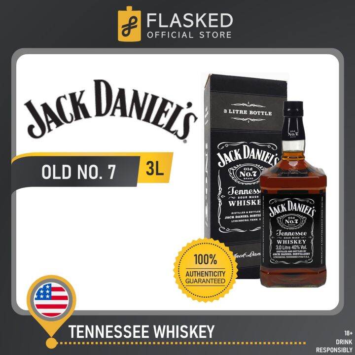 Jack Daniel's Old No. 7 Tennessee Whiskey 3L | Lazada PH