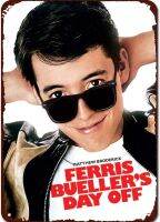 ชุดภาพยนตร์วินเทจเรโทรสัญญาณโปสเตอร์ภาพยนตร์ของ Bueller-โรงจอดรถป้ายโลหะ8 × 12นิ้ว,บาร์,โรงภาพยนตร์,ห้องนั่งเล่น,ห้องนอน,แผ่นลงนามโลหะตกแต่งย้อนยุค