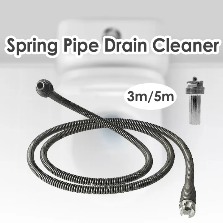 Drain Dredging Spring, Spring Pipe of Drain Cleaner with Electric Drill ...