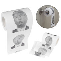 100g Roll President Donald Trump Toilet Paper Creative Prank Joke Funny Paper Tissue Roll Gag Gift Bathroom Kitchen Accessories
