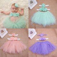 Wili Baby Toddler Girl Flower Clothes+Hairband+Tutu Skirt Photo Prop Costume Outfits