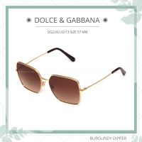 แว่นกันแดด DOLCE &amp; GABBANA : DG2242 02/13 SIZE 57 MM.