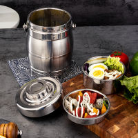 Thermos For Food Flask Stainless Steel Vacuum Lunch Bucket Longterm Insulated Box Large Capacity with Lid Bowl for Adults Work