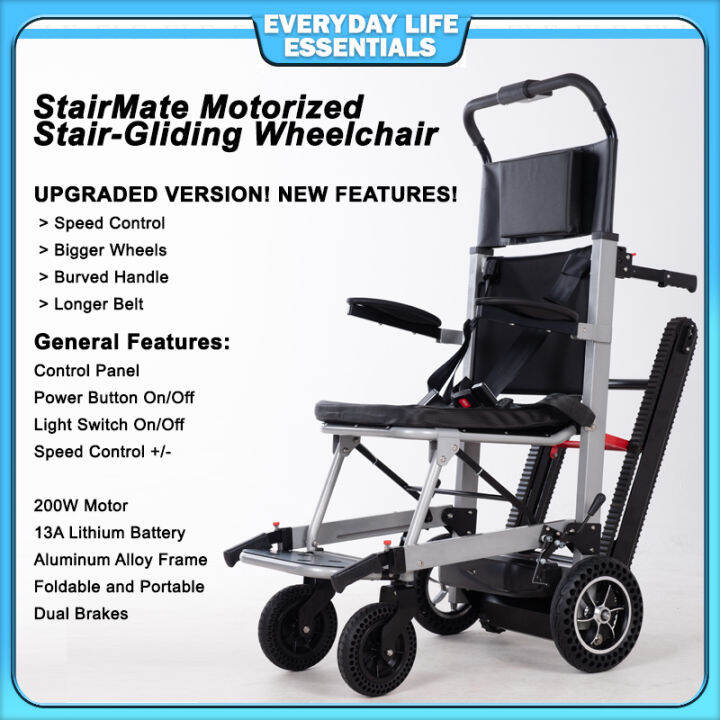 StairMate Motorized StairGliding Wheelchair for seniors and persons
