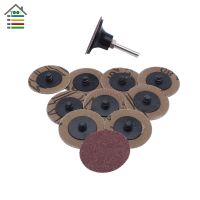 26pcs 2inch Sanding Disc for Roloc Polishing Pad Plate 50mm Sander Paper Disk Grinding Wheel Abrasive Tools 60 80 100 120 Grit