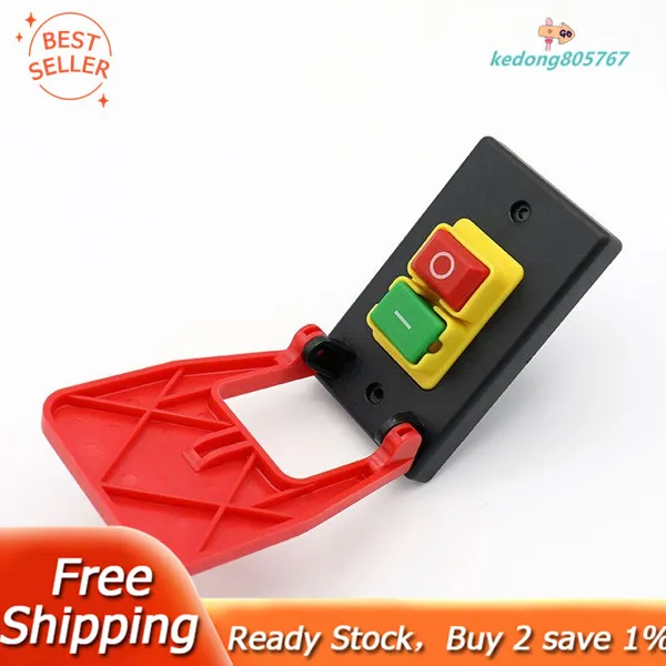 Off-On Red Cover Emergency Stop Push Button Switch 16A Power-Off ...