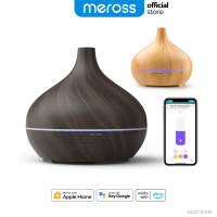 Meross Smart Aroma Essential Oil Diffuser เครื่องอโรม่าและความชื้นในอากาศ ควมคุมผ่านแอป รองรับ Apple HomeKit