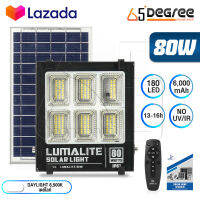 LUMALITE ไฟโซล่าเซลล์ ไฟสปอร์ตไลท์ 80W/100W/200W/300W/500W/800W/1,200W สีขาว (White) / วอร์มไวท์ (WarmWhite) วัตต์เต็ม Solar Cell LED Solarlight Spotlight Floodlight ไฟโซล่า ไฟแสงอาทิตย์ รุ่นใหม่ 6 ช่อง กันน้ำ IP67 ไฟสว่างทั้งคืน พร้อมรีโมท *ประกัน 1 ปี*