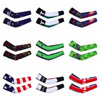 1 Pairs USA UK Italy Mexico Uni Arm Warmer Sun UV Protection Sports Running Bike Cycling Basketball Elbow Arm Sleeves Cover