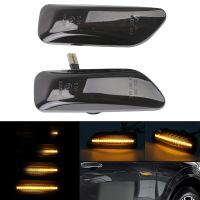 LED Flowing For Volvo Auto Parts 2PCS Dynamic Turn Signal Light Side Marker Blinker LightSignal Light Assemblies Parts