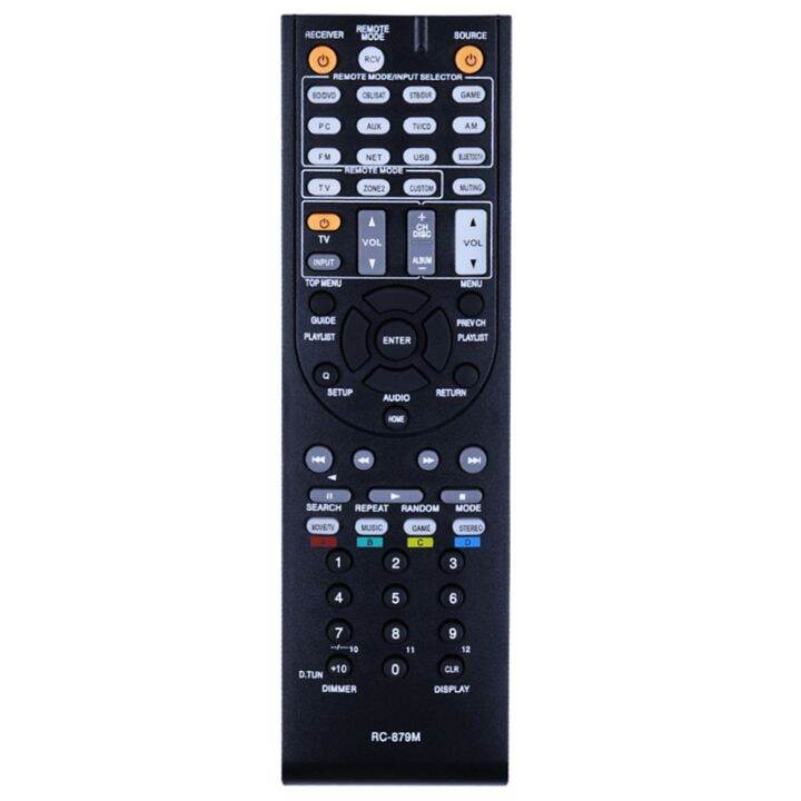 Vervangende Afstandsbediening RC-879M Voor Onkyo AV Receivers - Direct Klaar Voor Gebruik
