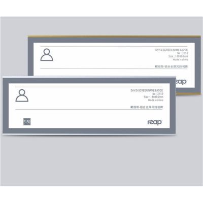 【CW】◘☃  180x60mm Metal Label Frame Wall Mount Sign Holder Desk Name Signage Display Cover Room Door Plate Paper Card