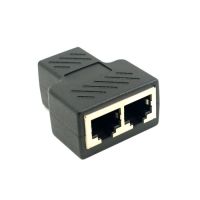 Stp Utp Cat6 Rj45 8p8c Stecker Auf ตัวแยก Rj45คู่ Netzwerk Ethernet อะแดปเตอร์