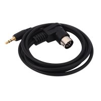 2X Car 3.5mm AUX Input Adapter Audio Cable Mini Jack AUX 8-Pin M-BUS CD Changer Cable for Gold Plug