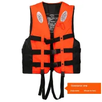 Polyester Jacket Children Adult Life Jacket Swimming Boating Ski Rafting Life Jacket With Whistle M-Xxl Size Sports Life Jacket  Life Jackets