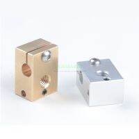 1pcs High Temperature Brass/Aluminium alloy V6 cartridge type heater block for thermistor/PT100 sensor V6 hotend 3D printer