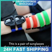 【CW】✥❏  Wristband Sunglasses Glasses Men Fashion Driving Cycling Goggles Sport Outdoor Riding Hiking