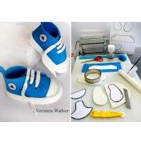 【hot】✧♛❄  Baby Shoes Plastic Fondant Mold Sneaker Decorating Tools Pastry Decoration Bakeware