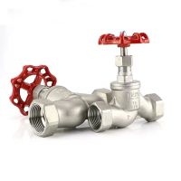 1/2" 3/4" 1" S Type Stainless Steel SS304 Shut-off Valve DN15 DN20 DN25 Female Thread Globe Stop Valve 1.6Mpa