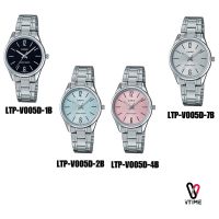 นาฬิกาผู้หญิง CASIO รุ่น LTP-V005D สายสแตนเลส