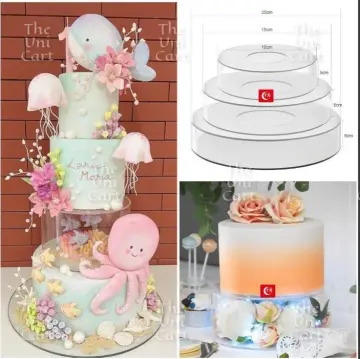 BAKER'S CUTLERY® Metal Wedding Couple in Moon Floating Cake Decor Tier Separator  Cake Spacer Stand (Couple Moon) : Amazon.in: Home & Kitchen