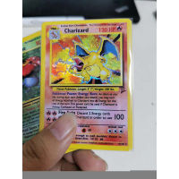 New Diy Pokemon card 1996 First Edition Pokemon Charizard MEGA Cards Collection Battle Childrens Toys Gift