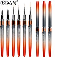 BQAN Gradual Nail Art Liner Set Brushes Gel Nail Brush Gel Nail Polish Painting Brush Drawing Nail Art Design Brush Pen Set Artist Brushes Tools