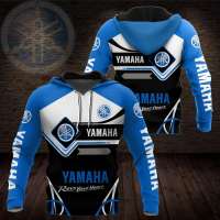 （ALL IN STOCK XZX）  Yamaha Hoodie 3D "Teem Racing" All Over Printed For Gift Hot Trend 66665  (Free customized name logo for private chat, can be changed with or without zipper)