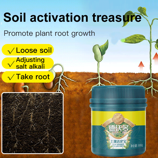 vivi lifestyle Soil Activator Potassium Fulvic Acid Loosening Fertilizer Improving Soil