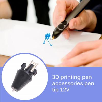 ”【；【-= 1/2/3/5 Universal 12V Nonslip 3D Pen Nozzle Replacement Printer Pens Head Upgrade