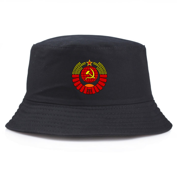 hot-soviet-emblem-bucket-hat-russia-ussr-flag-cap-cccp-print-panama-caps-men-women-ussr-soviet-union-sun-visor-foldable-hats
