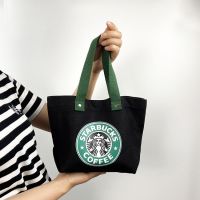 Starbuck กระเป๋ากระเป๋าผ้าใบผ้าแคนวาสแฟชั่นแบบใหม่กระเป๋าผ้าใบกระเป๋ากล่องอาหารกลางวันของพนักงานสำนักงานกระเป๋าถือกล่องอาหารกลางวันกระเป๋าไปข้างนอก Lap Kecil กระเป๋าโท้ทกระเป๋ากระเป๋าสะพายกระเป๋าใส่ข้าวกลางวัน Starbuck