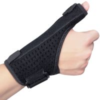 Wrist Sprain Brace Wrist Support with Removable Steel Tendonitis Sheath Thumb Auxiliary Guard Finger Splint Carpal Tunnel Strap Adhesives Tape