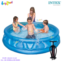 Intex ส่งฟรี สระเป่าลมซอฟต์ไซด์ 1.88x0.46 ม. รุ่น 58431 + ที่สูบลม ดับเบิ้ลควิ๊ก ทรี