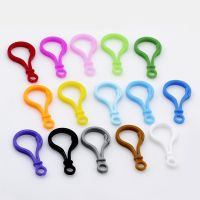 【YF】 25x50mm Plastic Candy Lamp shape Buckle Trigger Hook Lobster Clasp Keychain Swivel Clips Snap Lanyard Bags Keyring