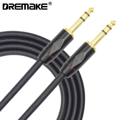 6.5 mm Jack Audio Cable Cotton Braided 6.35 Jack Male to Male Balanced Guitar Cable 3 M for Guitar Mixer Amplifier Bass 6.35 mm