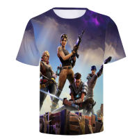 Fortnites เสื้อยืด3D เด็กเด็กผู้ชายเด็กผู้หญิงแฟชั่นใหม่สำหรับเด็ก,เสื้อยืดคอกลมกีฬาแขนสั้นระบายอากาศใส่สบาย0260 0000