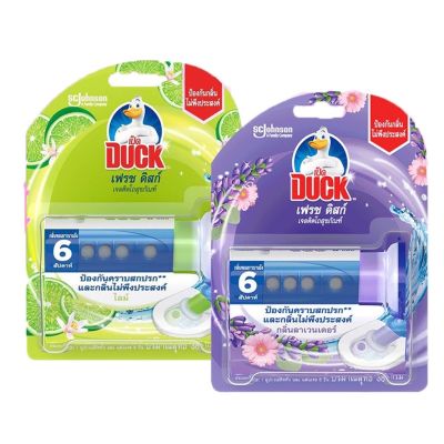 เป็ด เฟรช ดิสก์ เจลดับกลิ่น โถสุขภัณฑ์ 38 กรัม Duck Fresh Disc Toilet Gel Cleaner Starter 38g