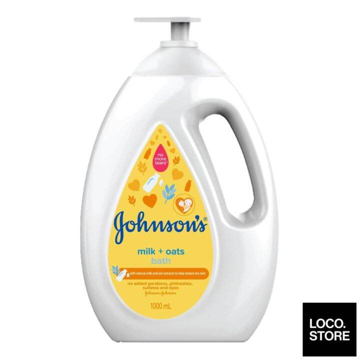 Johnsons Baby Bath Milk + Oat 1000ml Lazada