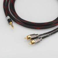 Audiocrast High Quality 4.4mm 5 Pole Male Balanced to 2RCA Upgraded Cable For pha2a wm1a 1z zx300a